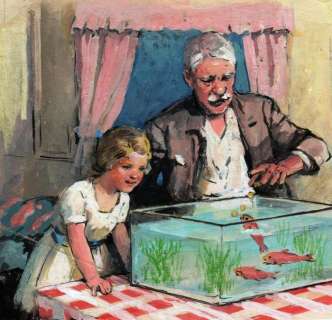 Scott, Septimus (1879-1966) | Septimus Scott - Originele gouache op board - Uncle Ben - (1955/1957) | Catawiki