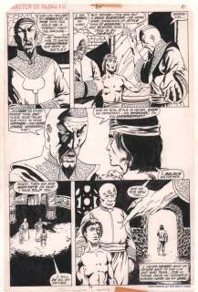 Mike Zeck - master of kung fu #64 p. 11 - fu manchu app - 1978