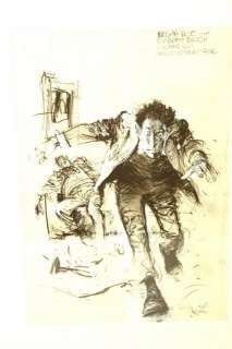 Follet | Illustration au fusain et Ã  la gouache pour le rÃ… | Banque Dessinée