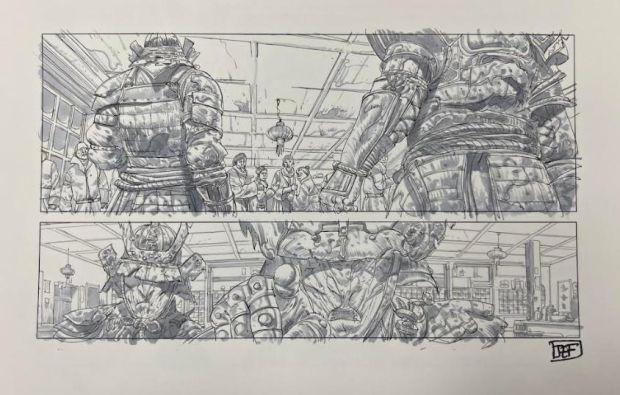 ORIGINAL POUR "NEIGE DE SANG" PAR JEF - P. 63 A | Pulp’s