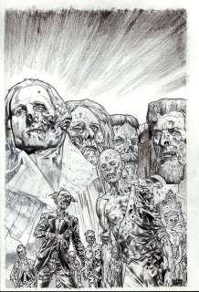 Glenn Fabry - doggybags: death of a nation #9 cover (2015)