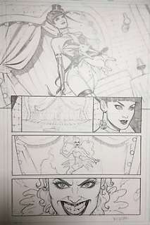 Maria Laura Sanapo - DC Bombshells 6 - Sanapo - Original Bombshells Page - Exemplaire unique - (2015)