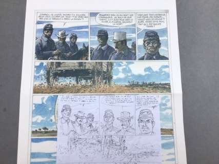 Hermann | Hermann - Planche originale crayonnée - Duke T5 - Un Pistolero tu seras - (2020) | Catawiki