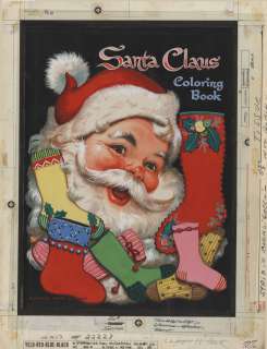 SANTA CLAUS COLORING BOOK Cover | ComicConnect