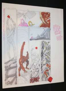 Mike Vosburg - x-men annual #13 color prelim p. 27 - longshot, storm, psylocke, and diamondback in dazzler‘s body vs. The serpent society - 1989