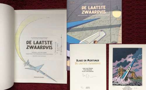 Teun Berserik En Peter Van Dongen | Blake & Mortimer 28 - De laatste Zwaardvis met schitterende tekening en extra prenten - EO - (2021) | Catawiki