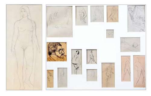 Cuvelier | Ensemble de 16 illustrations Ã  la mine de plomb s… | Millon