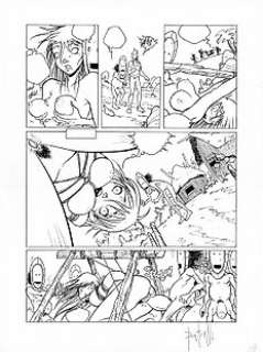 Giorgio Pontrelli - Loren - tavola originale di Giorgio Pontrelli - Page volante - Exemplaire unique - (2005)