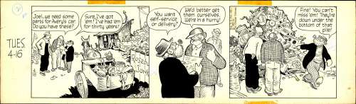 Frank King | King – GASOLINE ALLEY, Daily (04/16/1963) | Russ Cochran