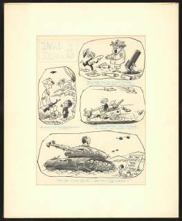 Jack Tippit - Tippit - JUNGLE JOLLIES, AIRMAN MAGAZINE, Gag Panel
 (c. early 1960s) NO RESERVE!