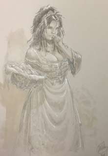 De Vita, Giulio | De Vita, Giulio - Dessin original - Kriss de Valnor - Paysanne - (2012) | Catawiki