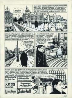 Tardi Jacques - Nestor Burma - 120 Rue de la gare Encre de Chine pour la