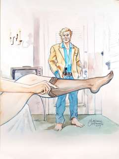 Luciano Costarelli | Luciano Costarelli - Illustrazione originale a colori - La Lena - (2019) | Catawiki