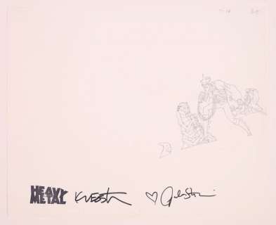 Original Production Art for Heavy Metal 2000 | mycomicshop.com