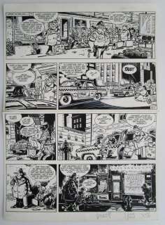 Berck - | Berck - Originele pagina (p.19) - Lowietje 7 - Speurtocht in Amerika - (1982) | Catawiki