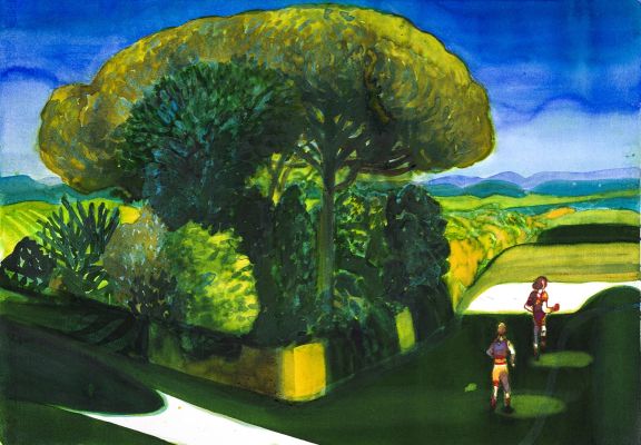 Lorenzo Mattotti | Correndo, 2025 | Philippe Labaune Gallery