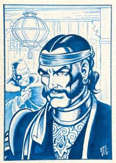 Magnus | Magnus (Roberto Raviola) - I Briganti Cranio di pantera ill. originale - Page volante | Catawiki