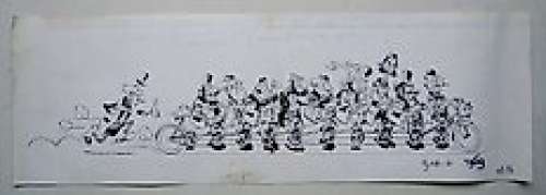 Studio Jan Kruis - Studio Jan Kruis - Originele tekening voor Sjors nummer 26 - (1969)