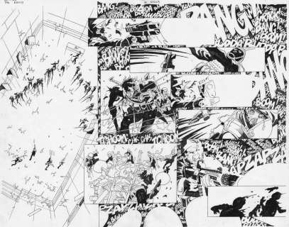 Leandro Fernandez | The Old Guard Issue 01 Page 28 & 29 | Splash Page