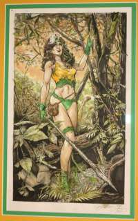 Ryan Kelly - Rogue sexy savage land style with full background painted art commission - 2015 signed