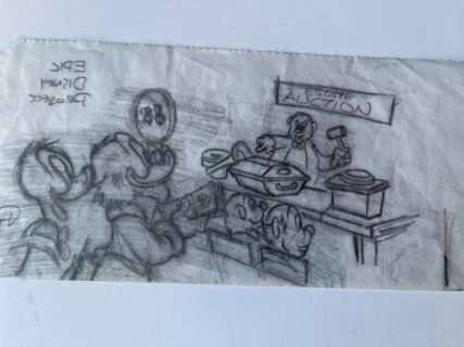 Patrick Block | Original pencil artwork by American Disney artist Patrick Block. - Estate Auction - (2012) | Catawiki
