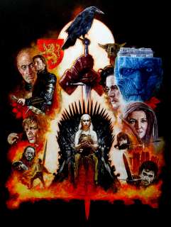 Manuel Sanjulian - game of thrones published painting