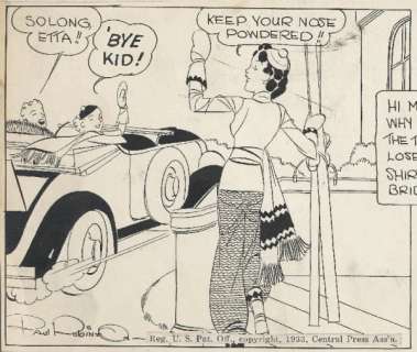 47: Robinson Etta Kett daily 1/2/33 original art