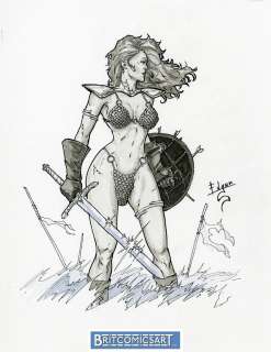 Edgar Salazar - red sonja by edgar salazar