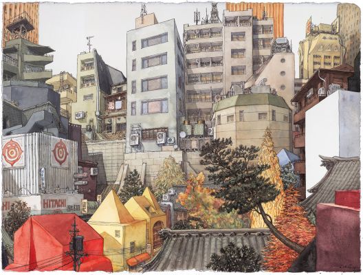 Nicolas de Crécy | NICOLAS DE CRÉCY – Tokyo cubiste 2 – REF 07 | Galerie Barbier