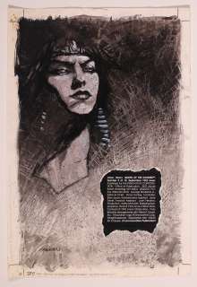 Original Art from Queen of the Damned #9 (1993) Pin-Up by OJ Cariello | mycomicshop.com