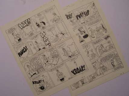 Wit, Peter de | Wit, Peter de - 2x Originele pagina - Compleet verhaal van Familie Fortuin | Catawiki