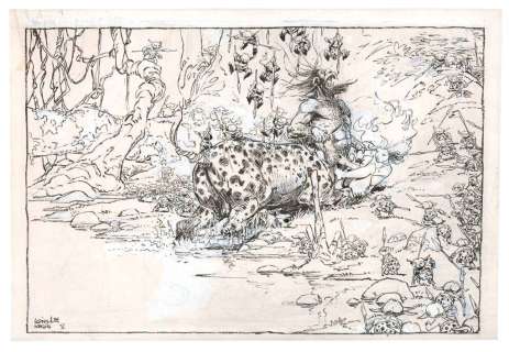 Régis Loisel | TROUBLES FÊTES, LUDOVIC TRIHAN 1984 | Christie’s