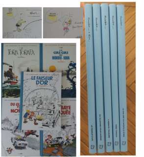 Fournier / Franquin | Spirou et Fantasio - 5x Album TT / TL avec dédicaces + bonus - C - EO - (2016/2020) | Catawiki