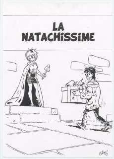 Gilson, Bruno | Gilson, Bruno - Dessin original - Natacha - La Natachissime - (2019) | Catawiki