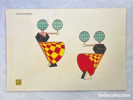 EXPO 92 / SEVILLA - DIBUJO PARA EL CONCURSO DE LA MASCOTA - JOOST SWARTE