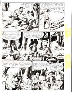 Gallieno Ferri | Gallieno Ferri Tavola Originale Zagor "Morte sul fiume" - (1969) | Catawiki