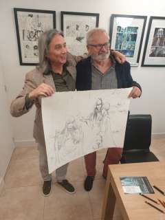 Grzegorz Rosinski & Paul Teng | Grzegorz Rosinski & Paul Teng - Dessin original - "Quatre Mains" - Complainte des Landes perdues / De Klaagzang van de verloren gewesten - Page volante - (2022) | Catawiki