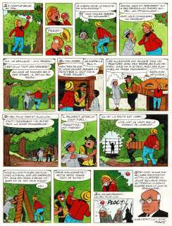 Tibet | Chick Bill, Il était une fois les belges, planche originale à l’encre de chine et aux encres de couleurs pour cet album paru en 1980 au Lombard. | Septimus