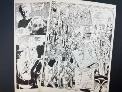 Giorgio Montorio | Giorgio Montorio - 2x tavole - Una vita per l’altra - Page volante - Exemplaire unique - (1970) | Catawiki