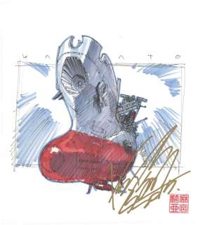 Kia Asamiya Hand-Drawn Color Shikishi " Space Battleship Yamato (Uchu Senkan Yamato)" | Mandarake (Big Web)