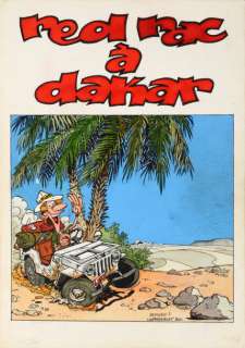 Warnant, Luc - Red rac Ã  Dakar. Encre de Chine et encres de couleurs pour