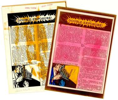 DOUBLE EXPOSURE!, CRIME PATROL #15, 2 Pc., SP (1950) | Russ Cochran