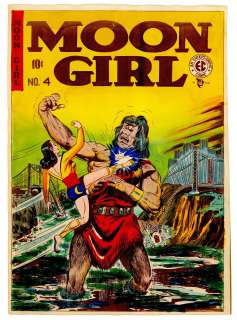 Moldoff - MOON GIRL #4 Cover, SP (1948) | Russ Cochran