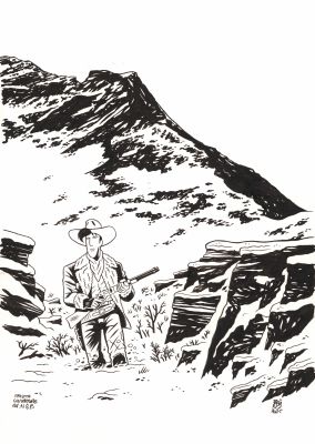 Brüno | Lucky Luke, 2025 - Dakota, 1880 | Huberty Breyne Gallery