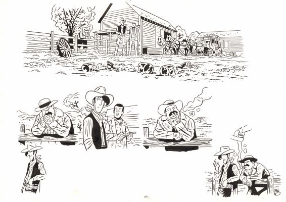 Brüno | Lucky Luke, 2025 - Dakota 1880 | Huberty Breyne Gallery