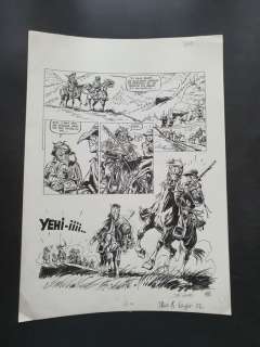 Derib (Claude de Ribaupierre) | Derib - Planche originale (p.22) - Buddy Longway T4 - Seul - (1975) | Catawiki