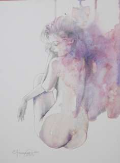 Giovanna Casotto | Giovanna Casotto - Portfolio "Acquarelle" firmato, con acquarello originale - EO - (2021) | Catawiki