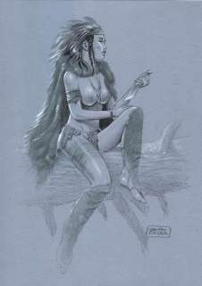 Giuseppe de Luca | Pin Up - G. De Luca - original artwork - Page volante - Exemplaire unique | Catawiki