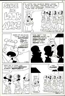 SARGE in: LOOK ALIKE, SGT. SNORKEL #15, (Charlton, 1976) NO RESERVE! | Russ Cochran