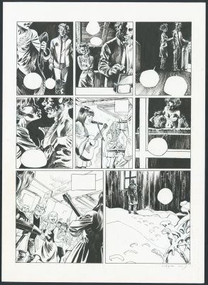 Josep Homs | Millenium - Planche originale | Daniel Maghen